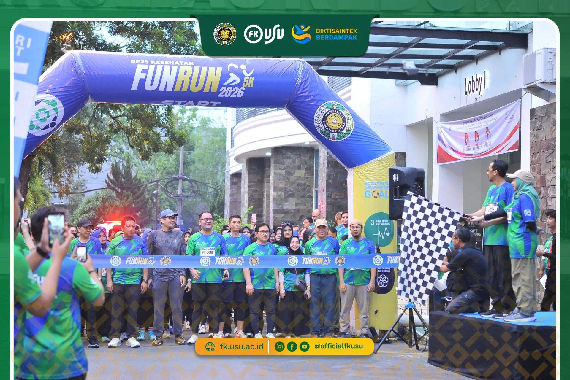 FK USU dan BPJS Kesehatan Sukses Selenggarakan Fun Run 5K 2026, Wujudkan Sinergi Membangun Masyarakat Sehat